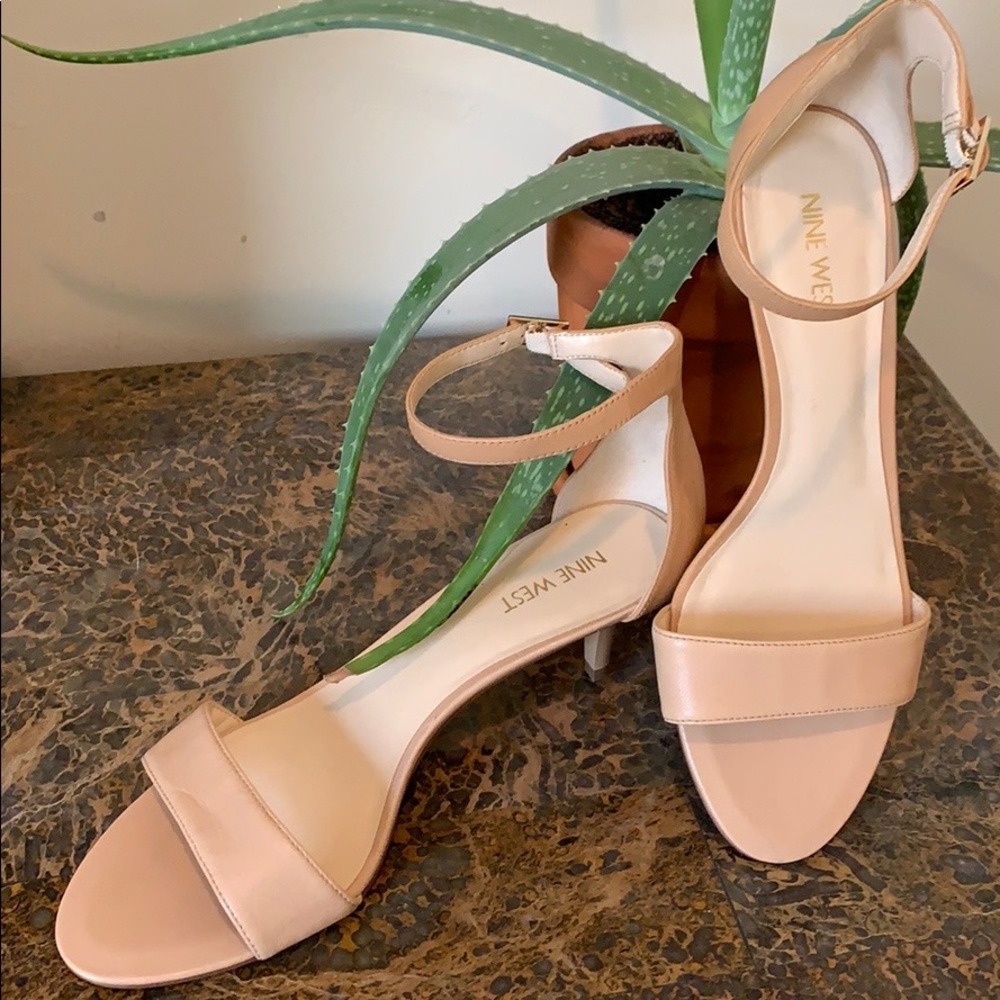 Nine West Low Heeled Dress Shoes with Ankle straps